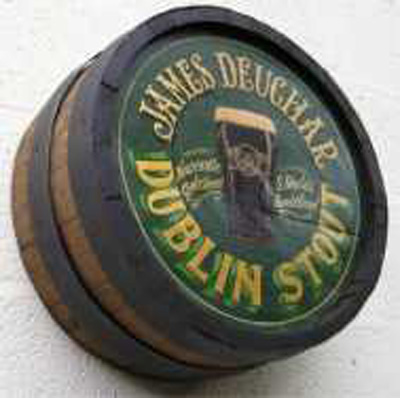 Dublin Stout - Sign Written Barrel End