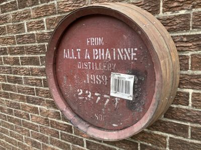 Original Allt A Bhainne 1989Distillery Cask Head