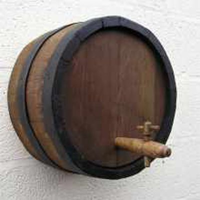 18 inch (45cm) Dark Stained Finish Barrel Ends