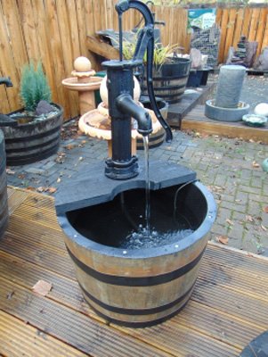 Fish Barrel Water Feature - Village Pump