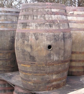 100 Gallon Large Oak Barrels