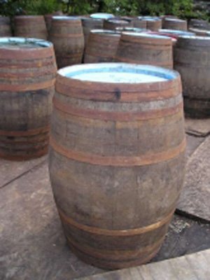 56 Gallon Large Oak Barrels