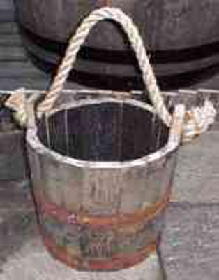 Wooden Bucket Extended Handles