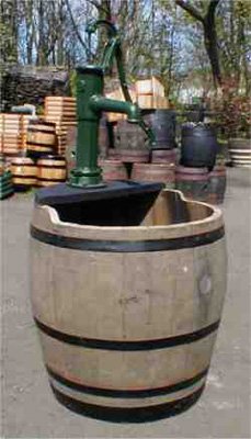 Village Pump Barrel Water Garden - Electric Pump Version
