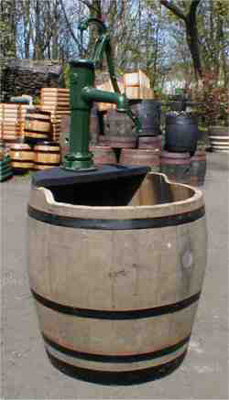 Village Pump Barrel Water Garden - Manual Version
