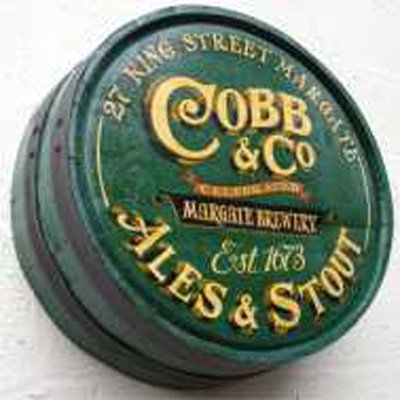 Cobb & Co - Sign Written Barrel End