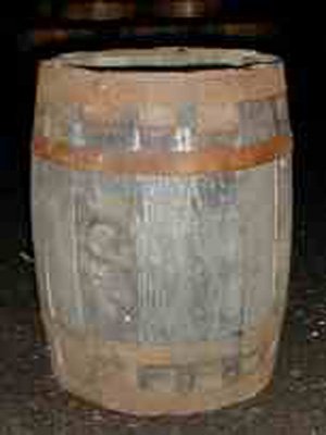 Kilderkin Barrel Planter - Natural Finish