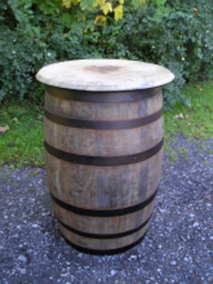 Whisky Barrel Table Rustic