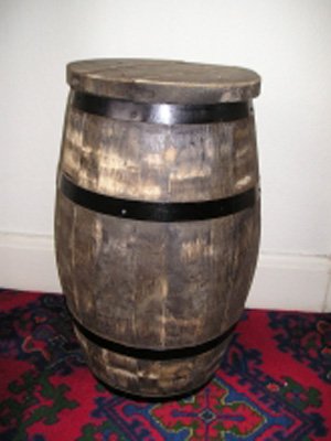 Tall Barrel Stools Rustic