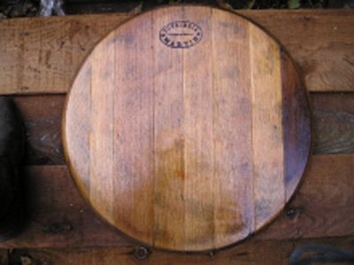 21" French wine barrel head