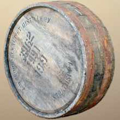 23 inch (58cm) Rustic Finish Barrel Ends