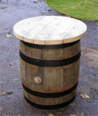 18 Gallon Rustic Kilderkin Barrel Table