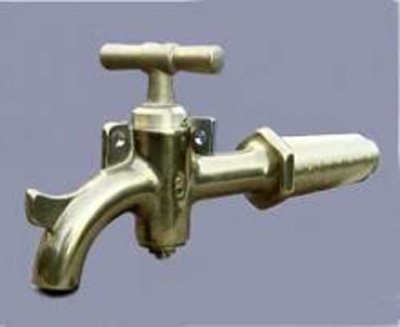 Taper Threaded Brass Tap No 3 - NO STOCK