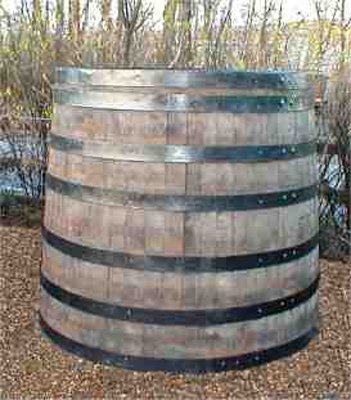 Vat - 5 Feet Across - Large Oak Barrels