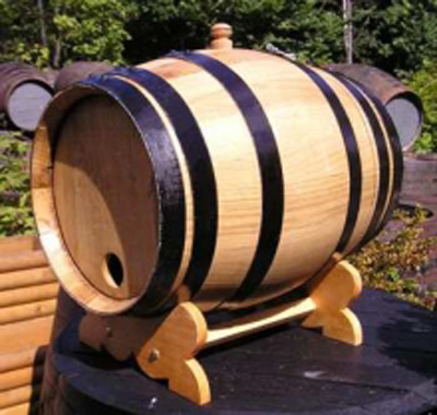 A Pair Of Wine Bag Barrels