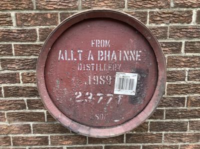 Original Allt A Bhainne 1989Distillery Cask Head