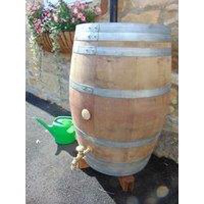 French Wine Oak Barrel Water Butt - 250 Litres