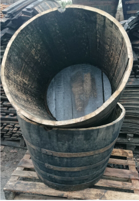 MULTI-BUY - 6 X EXTRA LARGE 36" HALF BUTT BARREL PLANTERS