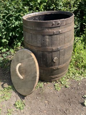 OAK BARREL COMPOST BIN - 250L