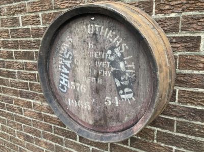 ORIGINAL 1965 CHIVAS REGAL - GLENLIVET DISTILLERY CASK HEAD