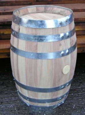 30 litre Seasoned Oak Cider and Beer Sized Barrel