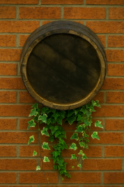 21 inch (53cm): Rustic with Black Hoops Finish Barrel Ends