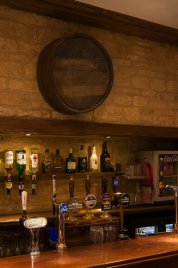 18 inch (46cm) Rustic Finish Barrel Ends